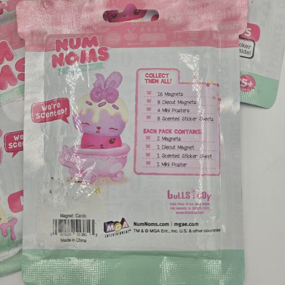 NUM NOMS MAGNET CARDS BLIND BAG SERIES 1 & 2 SPECIAL EDITION LOT OF 5 NEW SEALED - Picture 3 of 5